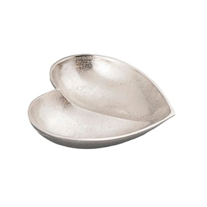 Bandeja de Servir de Aluminio de Diseño Moderno y Lujoso con Asa, Bandejas Redondas de Aluminio de Alta Calidad de la India - Product Image 1