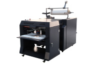 SWFM720H 690mm A2 A3 A4 Entièrement automatique hydraulique grande largeur huile machine peut bronzage rapide vitesse de chauffage de stratification plastifieuse