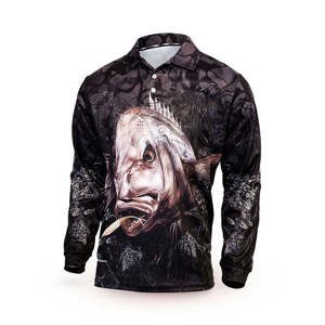 Chemises de pêche unisexes de style nouveau, logo personnalisé, manches longues, imperméables, séchage rapide, UPF 50, vêtements de sport, best-sellers - Product Image 5