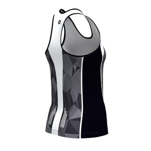 Camiseta Técnica de Mujer para Exteriores, Color Gris Prisma - Product Image 3
