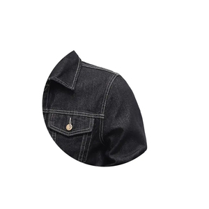 Veste en jean vintage pour hommes manteau en jean classique vêtements d'extérieur décontractés tissu en coton durable déchiré conception de lavage OEM fournisseur personnalisé - Product Image 3