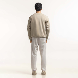 Nardon Apparel OEM y ODM, suéter informal personalizado para hombre, suéter deportivo ajustado para hombre, suéter de punto a rayas bordado, sudadera para hombre - Product Image 2