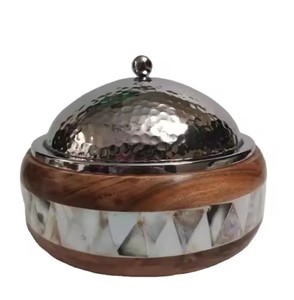 Dernière casserole en métal en acier inoxydable en vente de gros Chauffe-plats au design personnalisé fait à la main - Product Image 3