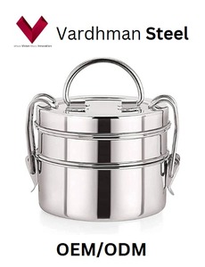 Vente à forte demande, boîte à lunch en acier inoxydable avec logo personnalisé, 8*2, boîte à lunch, boîte à lunch pour hôtel, restaurants - Product Image 4