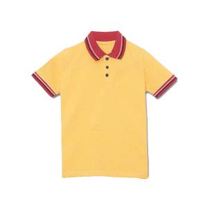 Camiseta de punto de polo personalizada de alta calidad de verano OEM para hombre patrón sólido con logotipo bordado camiseta de polo en blanco para niños - Product Image 6