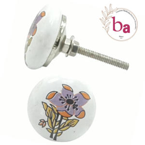 ลูกบิดและตัวดึงประตูเซรามิกสวยงามสไตล์ทันสมัยสำหรับใช้ในห้องครัวห้องนอนตู้เสื้อผ้าห้องออกกำลังกายตู้ลิ้นชักหรูหราสำหรับใช้ในการแต่งตัว - Product Image 1