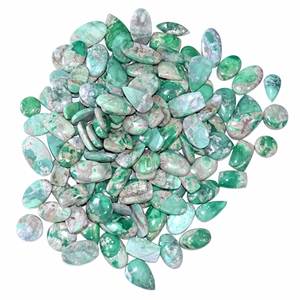 AAA + CALIDAD Natural variscita cabujón suelto joyería fina Fabricación de piedras preciosas al por mayor lote Material tamaño libre variscita piedra preciosa - Product Image 3