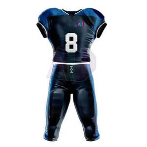 Uniforme de football américain de haute qualité en tissu polyester Ensembles d'uniformes Séchage rapide Uniforme de football américain - Product Image 3