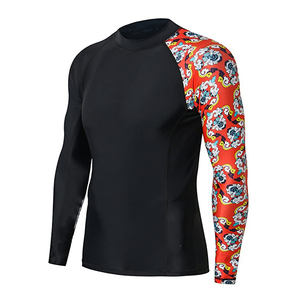 Personnalisez Votre Propre Logo Sublimé Full Sleeve Rash Guard MMA Rash Guard Rash Guard, Compression Shirt MMA Rashguard 2025 - Product Image 2