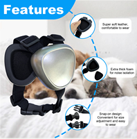 Protège-oreilles pour chien 29 dB, protection auditive réglable, anti-bruit, pour toilettage, feux d'artifice, chasse, OEM
