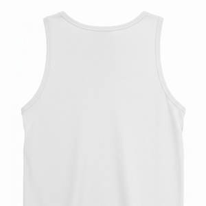 Débardeur en coton premium avec découpes profondes aux bras et surpiqûres renforcées pour la musculation professionnelle et l'entraînement en salle de sport - Product Image 4