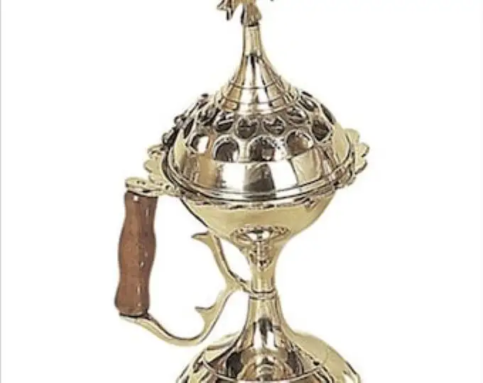 Um queimador de alta qualidade muito especial para sua Igreja ou Casa Vem com Pavios/Floater Standing Holy Table vigil lamp Orthodox Gr