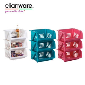 Elianware Multipurpose Plastic Storage Rack Shelf