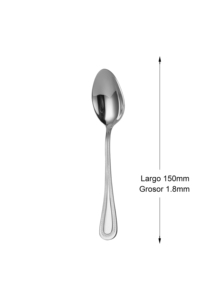 Mr.Spoon Cucchiaino in Acciaio Inox 18/0 150mm Lavabile in Lavastoviglie Resistente Multifunzionale per Caffè e Latte Ristoranti Hotel - Product Image 2
