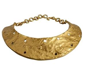 Colliers en pierre naturelle et en laiton de designer, bijoux en laiton personnalisés, collier de bijoux à la mode, pièce de design - Product Image 1