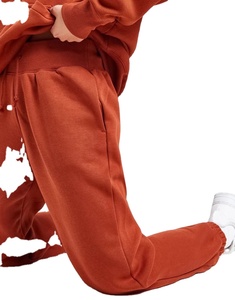 Conjunto Deportivo de Moda para Mujer, con Capucha, Corte Ajustado, 100% Algodón, Color Sólido, Transpirable, Ecológico, Venta al Por Mayor, Informal - Product Image 6