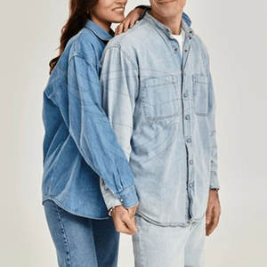 Nouveau design Veste en jean unisexe quantité minimale de commande bas Veste en jean unisexe au prix de gros Fabriqué au Pakistan pour la vente en ligne - Product Image 6