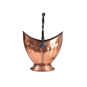 Seau à charbon en cuivre de qualité supérieure avec manche en bois taille et forme personnalisées accessoires de jardin seau à charbon - Product Image 4