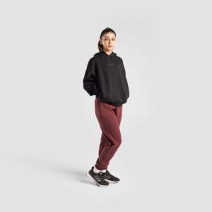 Pantalones Deportivos Empower Regular, Transpirables, de Cintura Media, Estilo Casual en Color Granate - Product Image 4