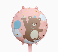 Ballons en Mylar en forme d'ours en peluche, gonflables à l'hélium, pour gâteaux, anniversaires, Saint-Valentin, mariages et décorations de fête - Vente en gros
