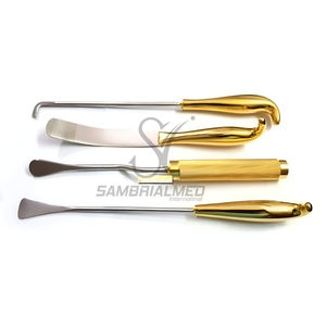 Dissecteurs manuels de qualité supérieure pour la chirurgie plastique, spatules MacCollum Dingman, lot de 4 pièces, certifiés CE, réutilisables - Product Image 1