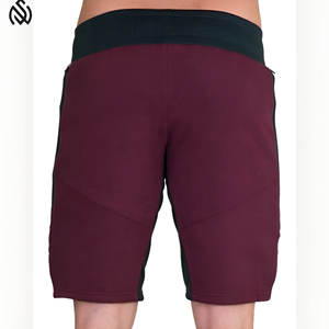 OEM al por mayor 100% algodón pantalones cortos de lana de los hombres personalizados de verano de rizo francés con impresión sólida diseño liso - Product Image 5