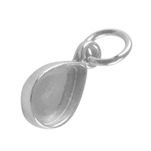 เครื่องประดับเรซินกึ่งติดแบบ DIY ขนาด4x6มม. ถึง15x20มม. สำหรับ925เครื่องประดับเงินแท้เครื่องประดับหนามเตยถ้วยการตั้งค่าจี้ - Product Image 4