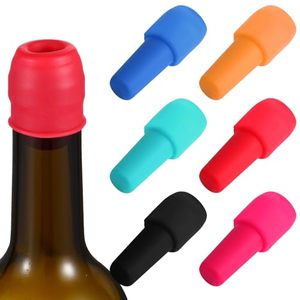 Bouchon de bouteille de vin en silicone de qualité alimentaire, anti-fuite, réutilisable pour le stockage du vin et de la cuisine à domicile - Product Image 1