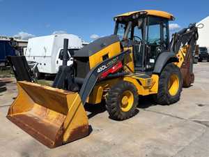 รถตักล้อยาง John Deere 410L ปี 2019 สภาพใหม่/มือสอง เครื่องยนต์ดีเซล ปั๊มไฮดรอลิก ประหยัดน้ำมัน จัดส่งรวดเร็ว ขายส่ง - Product Image 1