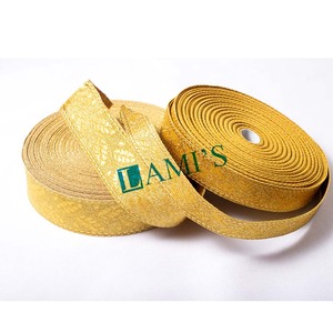 Cinta de encaje trenzada dorada OEM para vestimenta, ribete de encaje trenzado dorado para vestimenta - Product Image 1