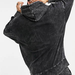 Survêtement Homme Décontracté Lavé à l'Acide 100% Coton Logo Personnalisable Dernier Design Pantalon de Jogging Grande Taille Écologique Respirant - Product Image 5