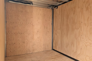 Remolque de Carga Cerrado de Aluminio 7x14 con Eje Tándem, Puerta de Rampa en V, 7000 GVWR, Remolque Utilitario para Transporte de Autos, Precio Económico en Venta - Product Image 3