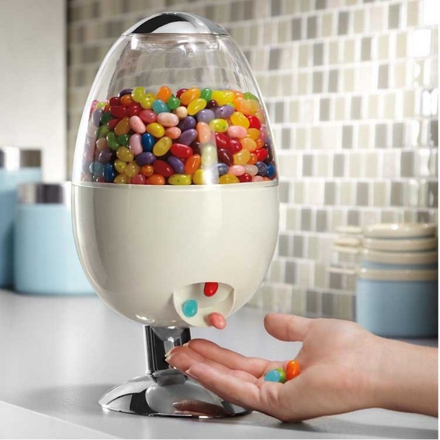 On Sale Candy Dispensing Machine 20*18*31cm Gummy Candy Dispenser 980g Automatic Candy Dispenser