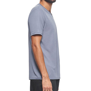 Camisetas de algodón con cuello en V para hombre, ropa de calle Lisa informal ajustada de verano suave de manga corta para hombre, camisetas a la venta - Product Image 3