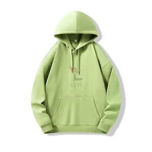 Sudadera con capucha de mezcla de algodón básico de peso pesado Unisex, sudadera con estampado Digital personalizado para hombres, ropa de calle de moda de calidad Premium - Product Image 6
