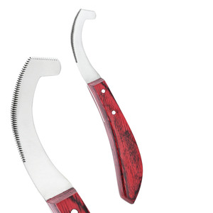 Cuchillo de huevo Bot para el cuidado de los equinos de alta calidad, cuchillo de acero resistente a la oxidación, limpieza, recorte, raspador de huevos, mango ergonómico antideslizante - Product Image 2