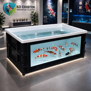 <span class=keywords><strong>Bassin</strong></span> à poissons en FRP avec fenêtre en verre trempé pour architectes paysagistes, constructeurs <span class=keywords><strong>de</strong></span> cours et propriétaires <span class=keywords><strong>de</strong></span> carpes koï - Product Image 2