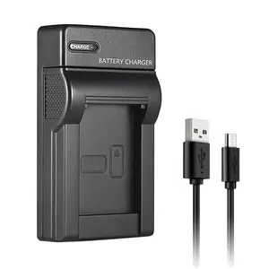 佳能索尼ZV-E1Camera富士NP-W126 NP-W235的USB单相机电池充电器微型USB端口相机充电器