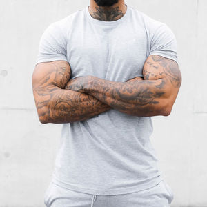 T-shirts tricotés pour hommes – Fournisseur OEM d'usine – 100 % coton – Hauts décontractés – Logo personnalisé – Doux, respirant, écologique, anti-boulochage – Vente en gros - Product Image 3