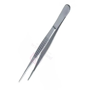 Pinces à tissus chirurgicales TC DeBakey en acier inoxydable de 15 cm |   Pince vasculaire atraumatique et forceps à pouce 1,5 mm à pointe fine certifiée CE - Product Image 5