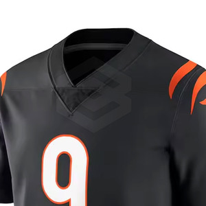 Nouveau style de maillot de football américain maillot en gros concevez votre propre maillot de football américain personnalisé - Product Image 3