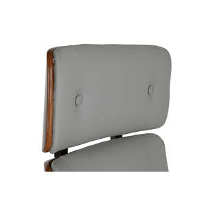 Chaise de bureau contemporaine en bois ESPRIT beige ivoire avec appui-tête - Product Image 3