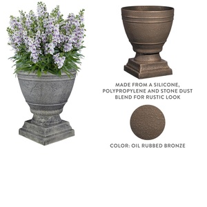 Maceta de lujo hecha a mano con tamaño personalizado para mesa y jarrón de suelo decoración de aspecto Vintage para exteriores e interiores - Product Image 3