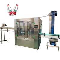 Ligne de production de bouteilles PET de 500 ml, machine de remplissage d'eau et machine de soufflage de bouteilles