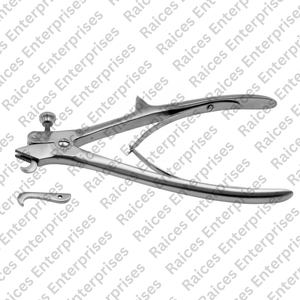 21cm Craneal Rongeur Dual Blade Dahlgren Style Bone Debulking Instrument para neurocirugía - Product Image 2
