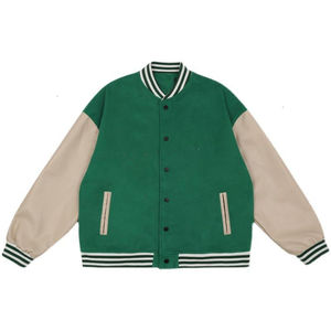 Fashion Style Uniform Heavy Leather Sleeves Embroidered Sports Baseball Varsity <b>Jacket</b> <b>for</b> <b>man</b> - Product Image 1