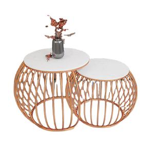 โต๊ะกาแฟกรอบสีทองสุดหรูทันสมัยพร้อมกระจกนิรภัยท็อปโต๊ะคอนโซลสเตนเลสดีไซน์ใหม่สำหรับตกแต่งบ้าน - Product Image 1