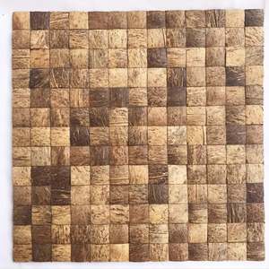 Azulejos de pared de mosaico de cáscara de coco hechos a mano de alta calidad para decoración de interiores y proyectos de hogar ecológicos - Product Image 4