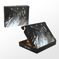 Boîte d'emballage en papier pour raquette de pickleball avec impression de logo personnalisé, recyclable, entièrement personnalisée, boîte d'expédition en carton