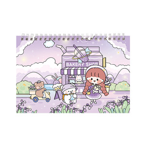 Libro de pegatinas reutilizable en espiral más vendido con álbum de pegatinas páginas reutilizables 5x7 pulgadas o tamaño personalizado - Product Image 1